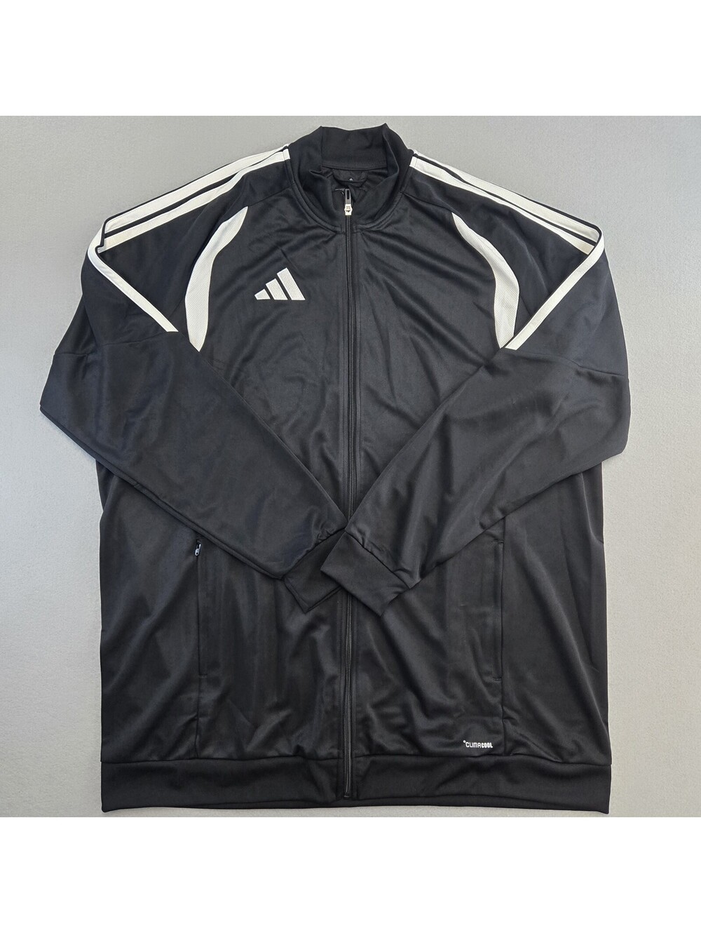 adidas Tiro 26 League Training Track Jacket Mens 3XLT Black White JY7207 NWOT